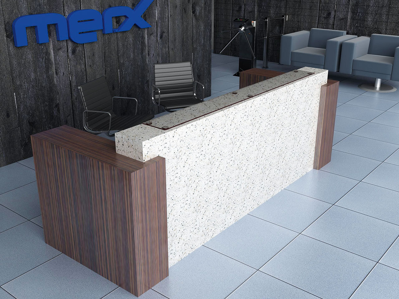 Beta Reception desk