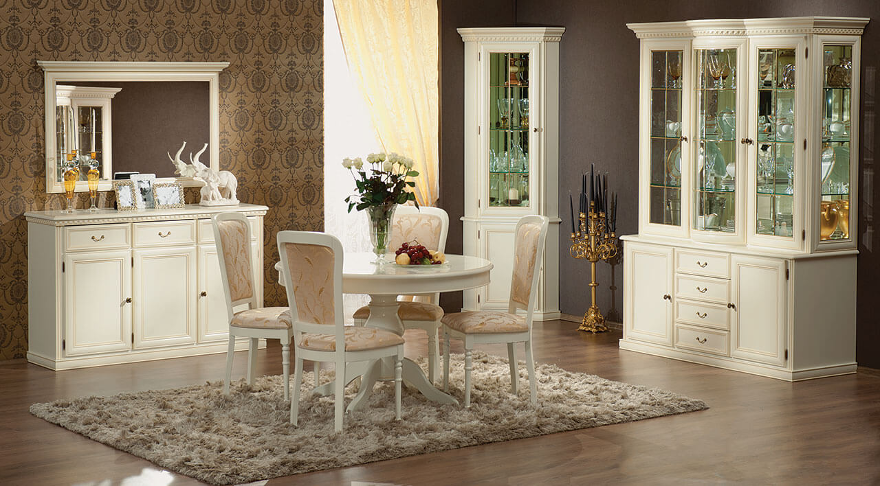  Donatello Tables and Chairs in color avorio