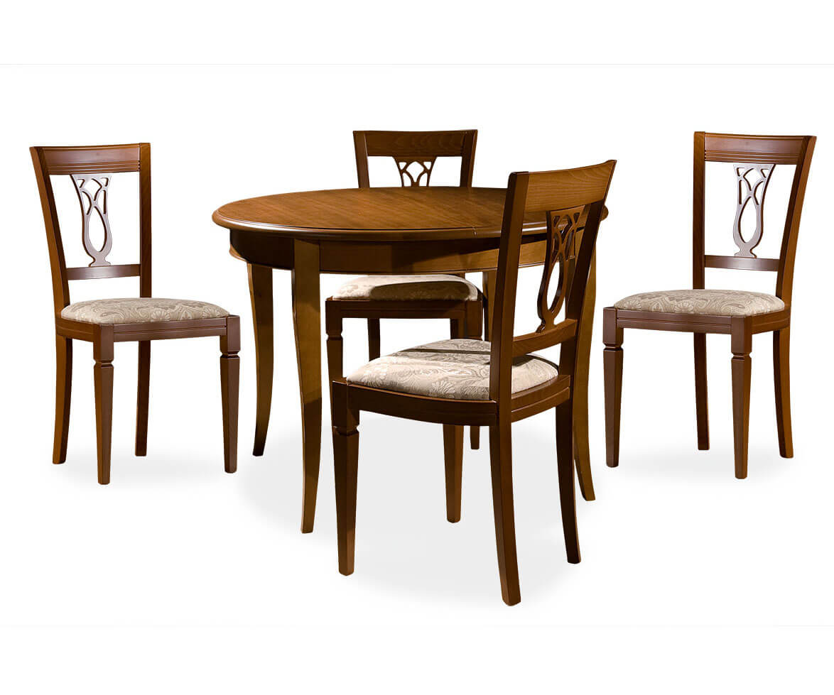 Veneto Table and  Angela, Leonardo, Regina Chairs 