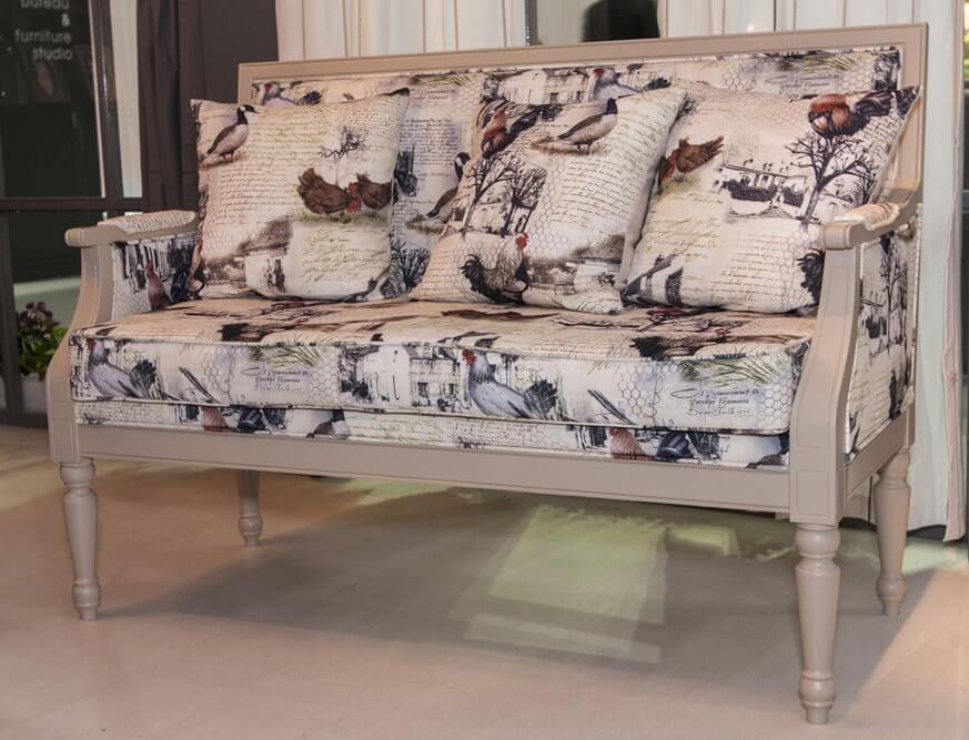 Brocant Sofa and Armchair 