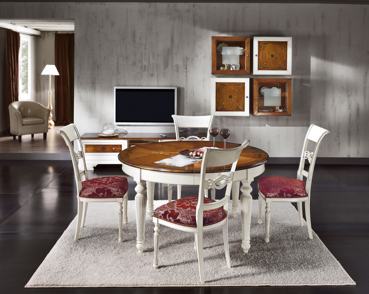 Modenese Gastone Factory, Tables and chairs 2