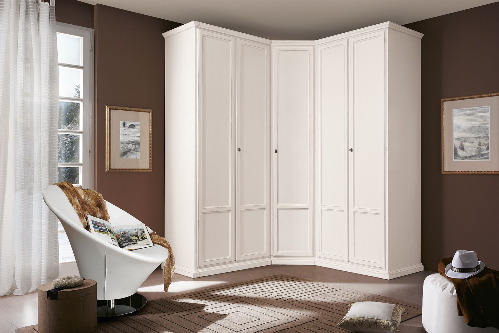 Фабрика Modenese Gastone, шафи та гардеробні кімнати