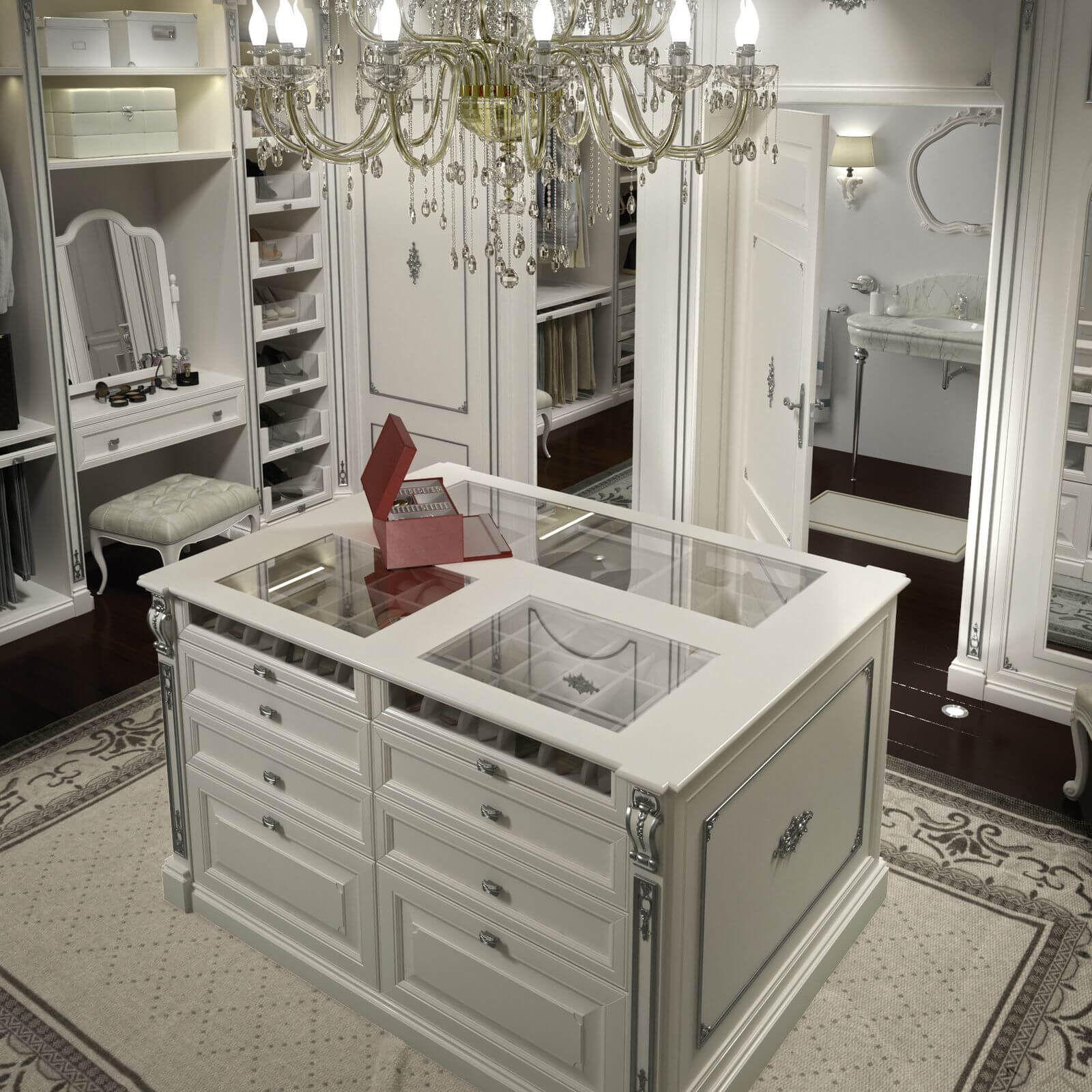Фабрика Modenese Gastone, шафи та гардеробні кімнати