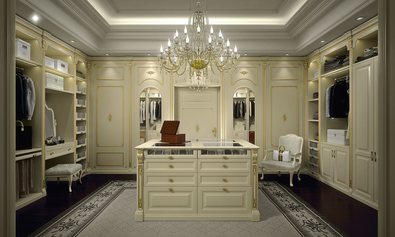 Фабрика Modenese Gastone, шафи та гардеробні кімнати