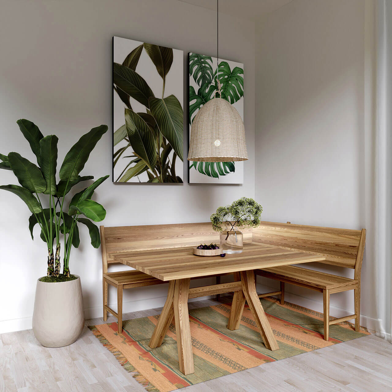 Benches and tables
