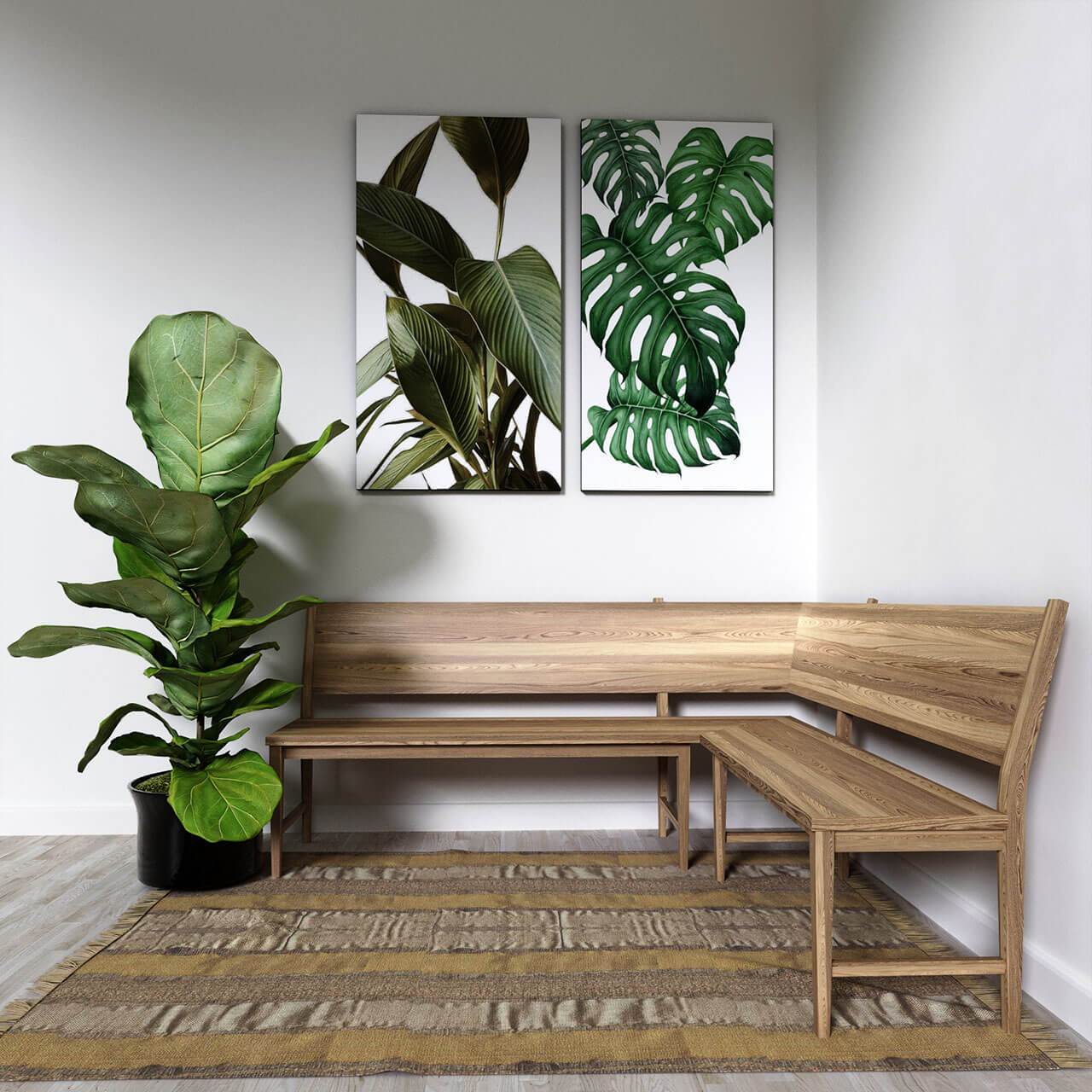 Benches and tables