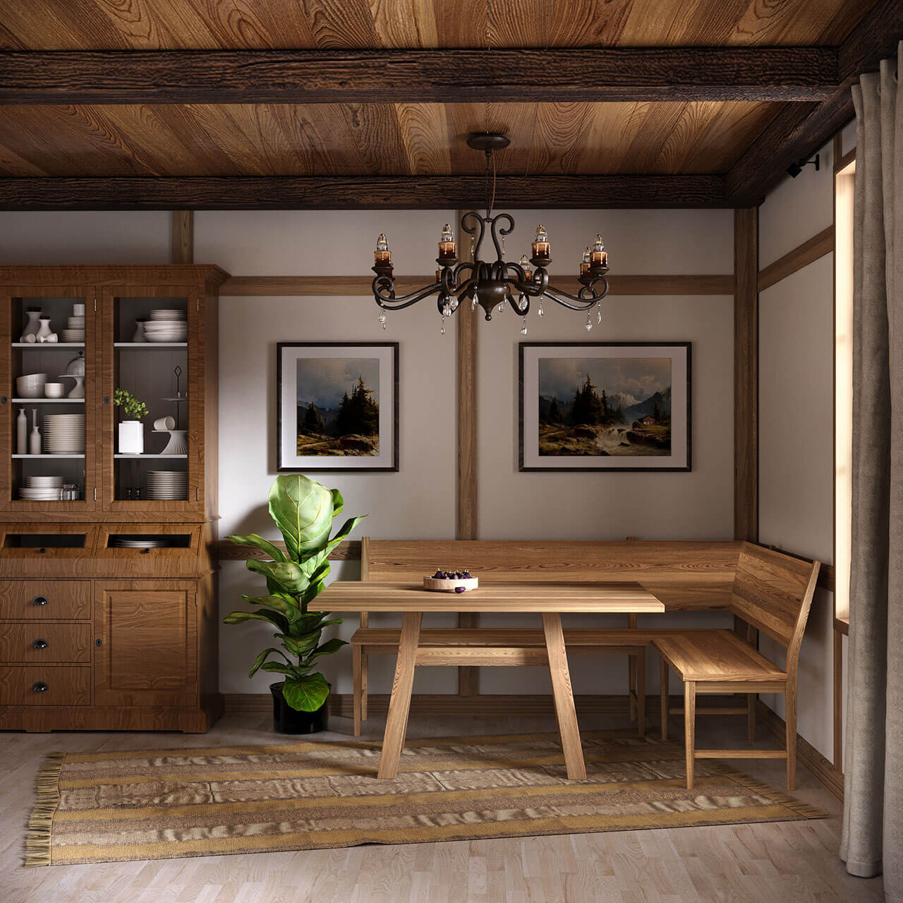 Benches and tables