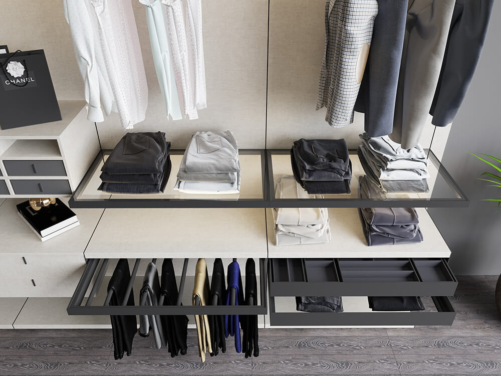 Individual wardrobe rooms