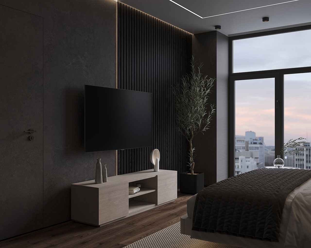 Moderno light White Bedroom