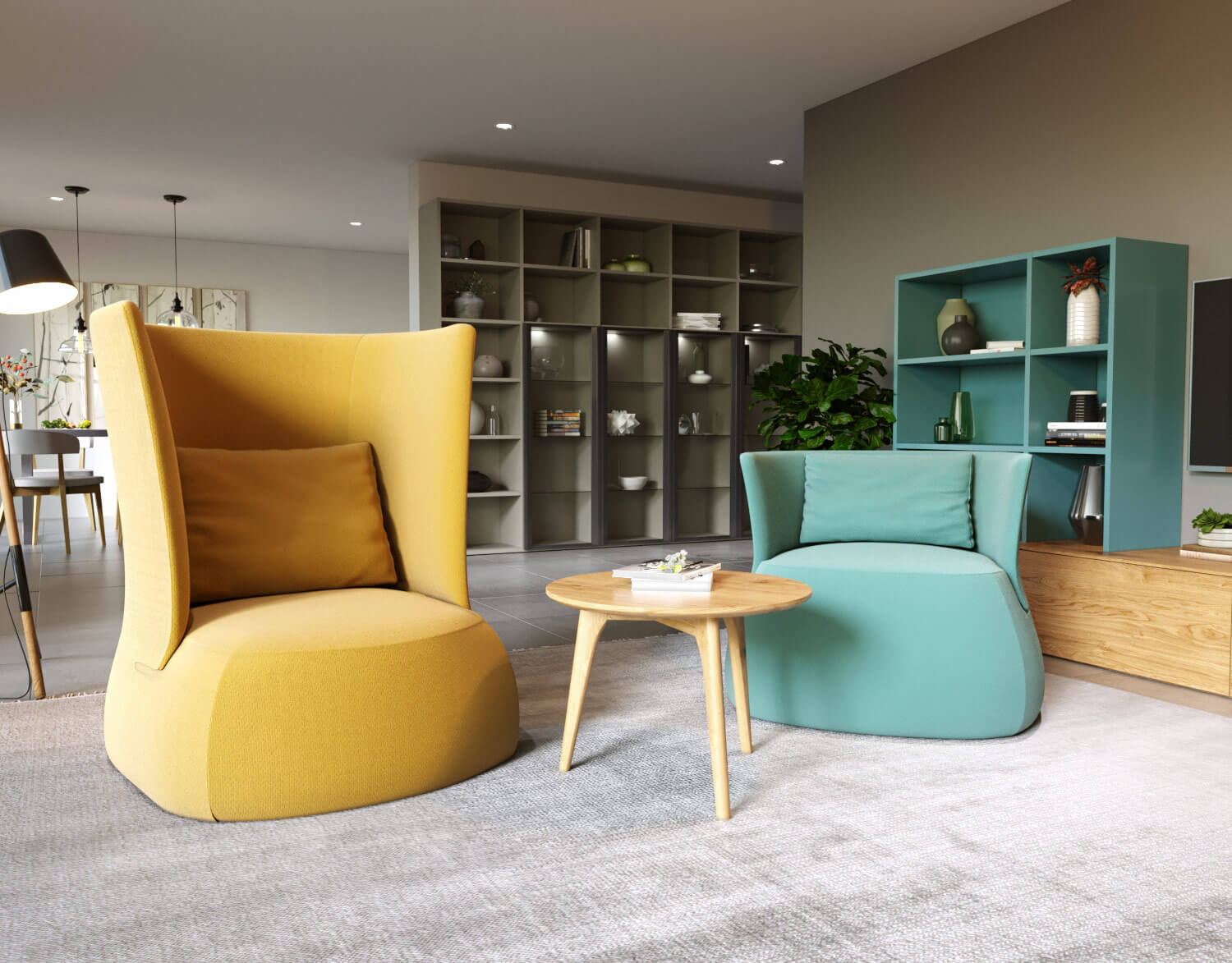 Pandora I and Pandora II Armchairs