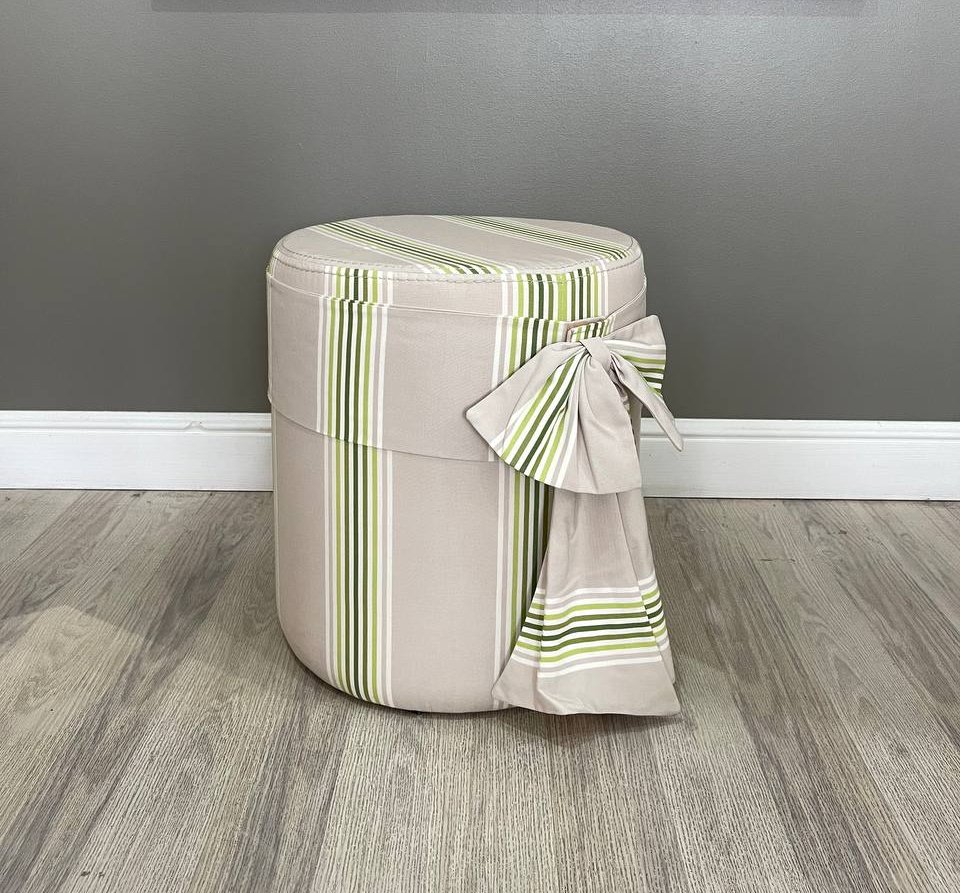 Provence round pouf 