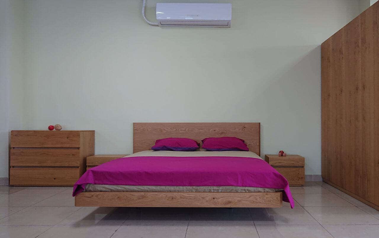 Ліжко Moderno light -10%, тумба Moderno light -20%