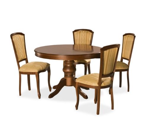 Donatello noce Tables and noce Chairs 