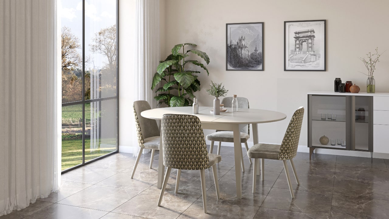 Gallery Table Ash and Teno chairs