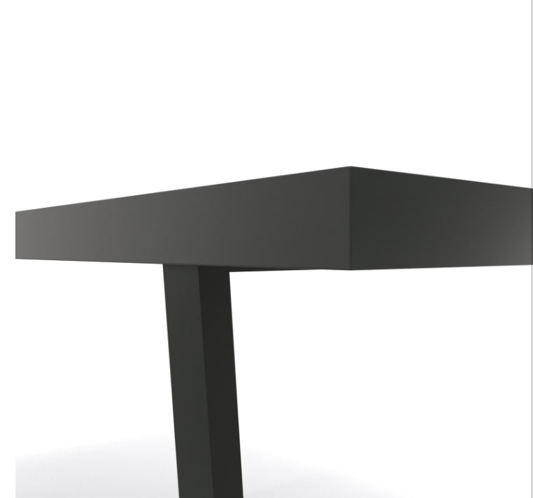 Modern table Anthracite