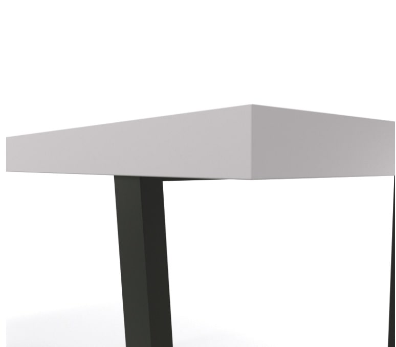 Modern table White
