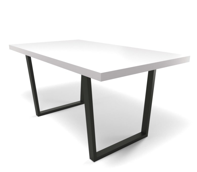 Modern table White