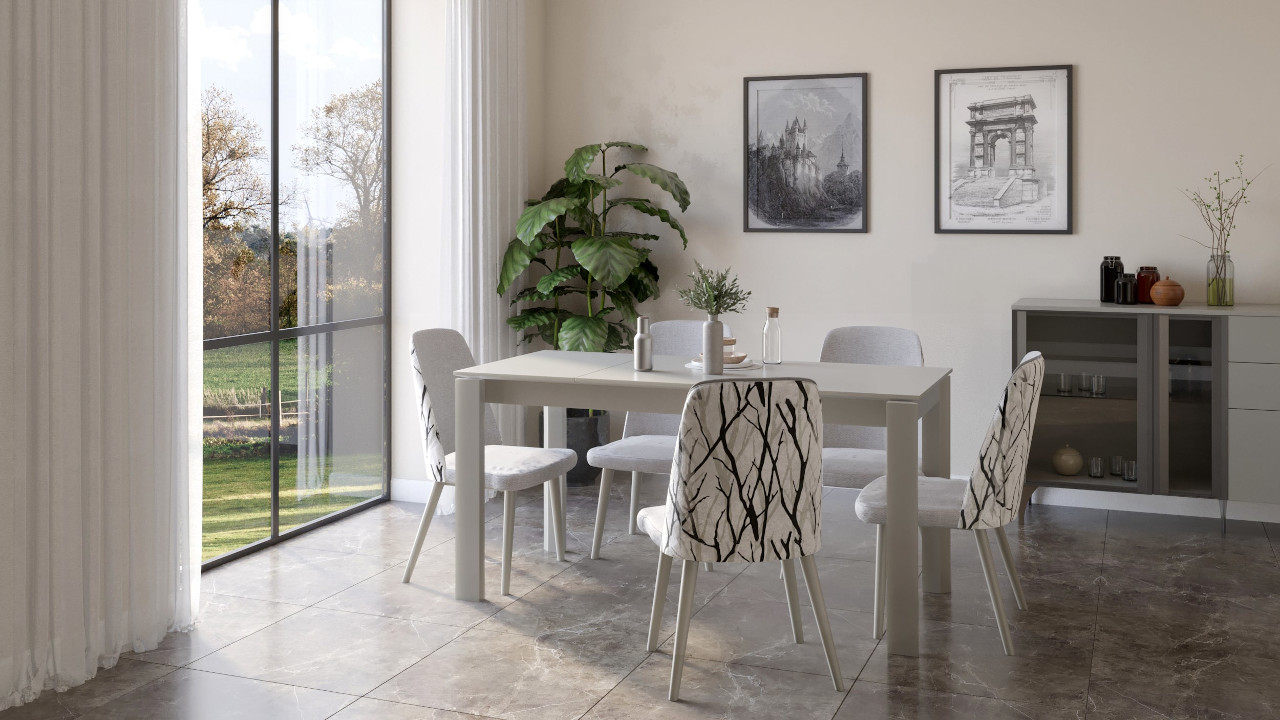 Oscar table Ash and Teno chairs