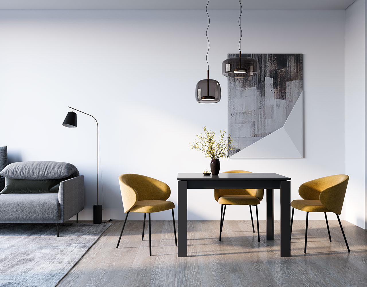 Oscar table Anthracite