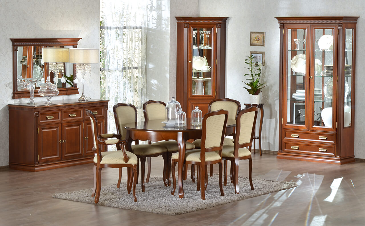 Riviera walnut colour Tables and Chairs 