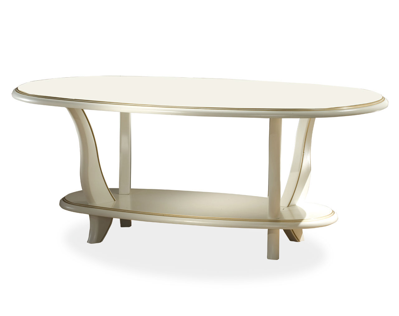 Opal bianco oro Coffee table